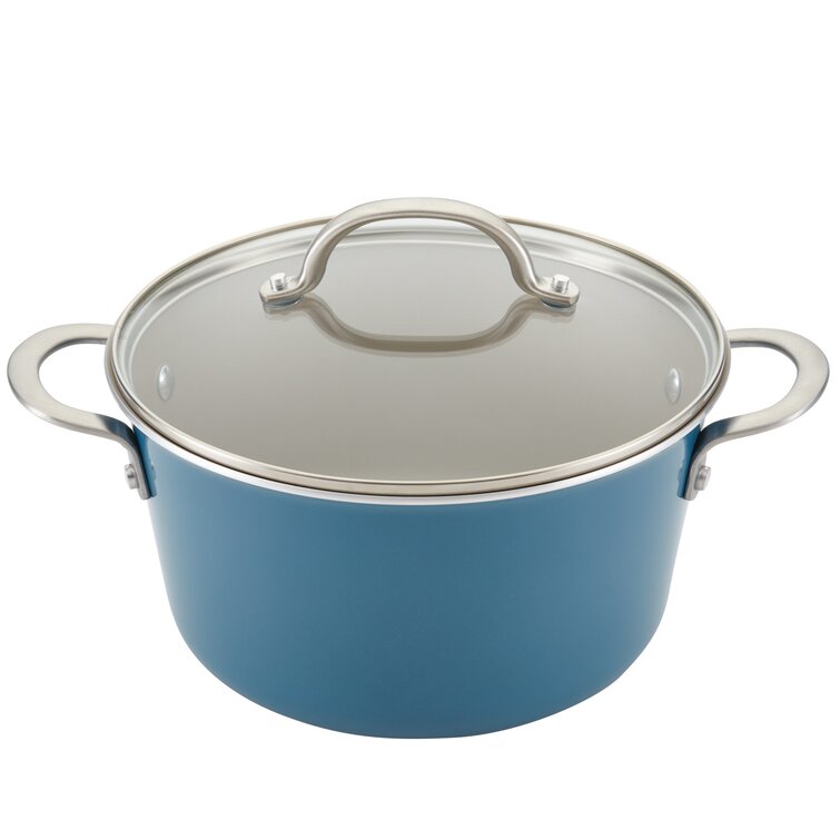 Dropship Kitchen Cookware Sets Nonstick Ceramic Bule,1.2 Quart Pot