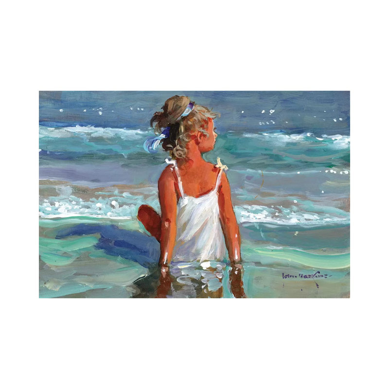 Mermaid by John Haskins - Wrapped Canvas Gallery-Wrapped Canvas Giclée, 66.04 cm H x 45.72 cm W