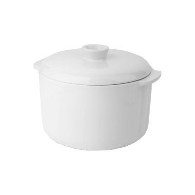 1 Qt. White Mini Ceramic Stew Cooker With Pre-settings And Built-in Timer