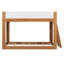 Lit superposé bas simple, lit superposé convertible en bois avec échelle réversible et barrières de sécurité, noyer blanc-331273602