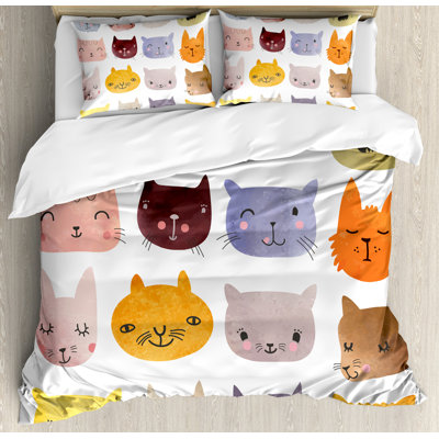 Cat Modern & Contemporary Duvet Cover