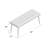 Michael Polyester Upholstered Bench