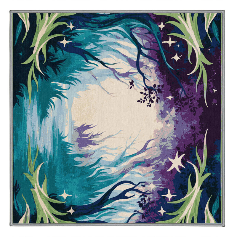 Radiant Roots Rug, Square 4'