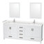 Sheffield 79" Double Bathroom Vanity Base Only-31336916