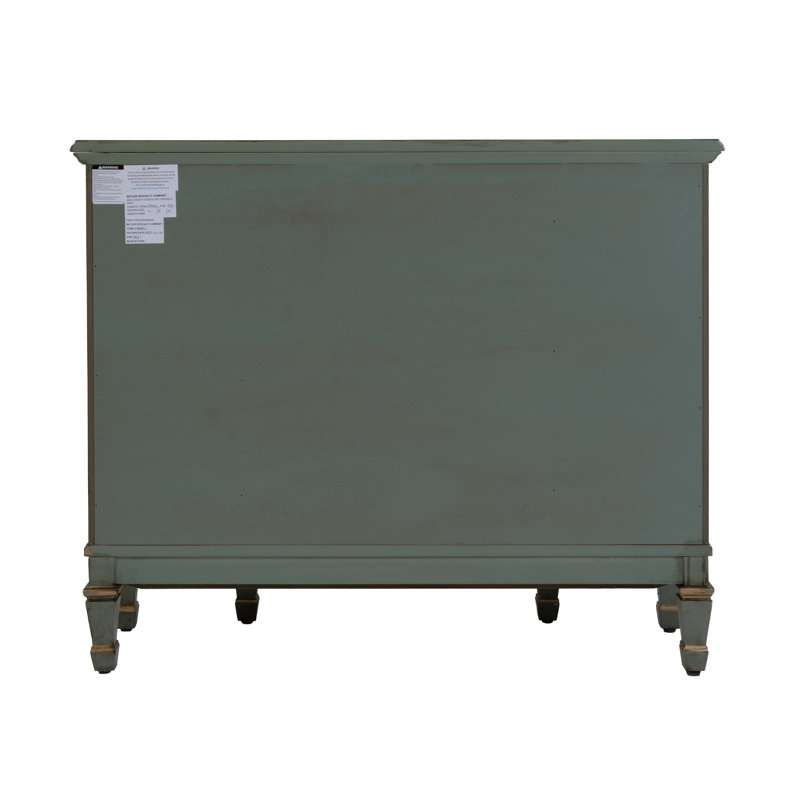 Heckscherville 32'' Tall 2 - Door Accent Cabinet, Pastel Green