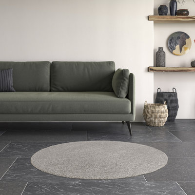 Abigailmarie Machine Washable Grey Indoor Rug