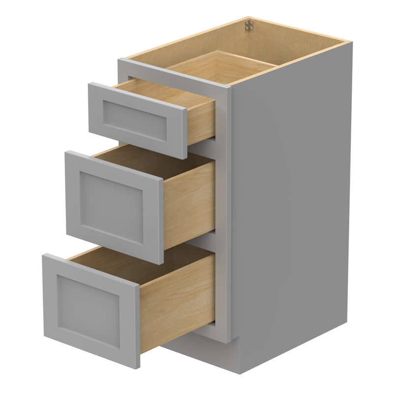 15'' Single Bathroom Vanity Base Only, Gray