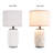 Ensemble de 2 lampes de table et table de chevet entièrement réglable
