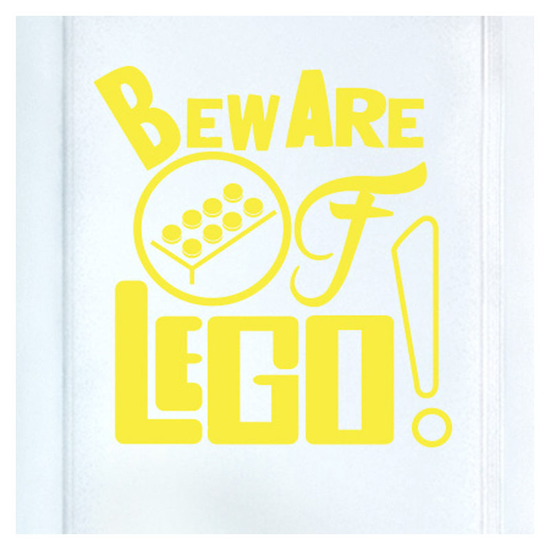 Wall Decal, Bright Yellow