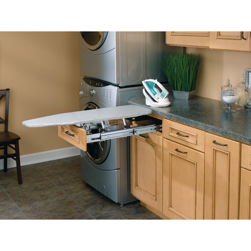 Rev-A-Shelf Pullout Foldaway Ironing Board for Vanity Cabinet Drawers 