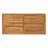 Catriona 3 Piece Wood Outdoor Dining Set