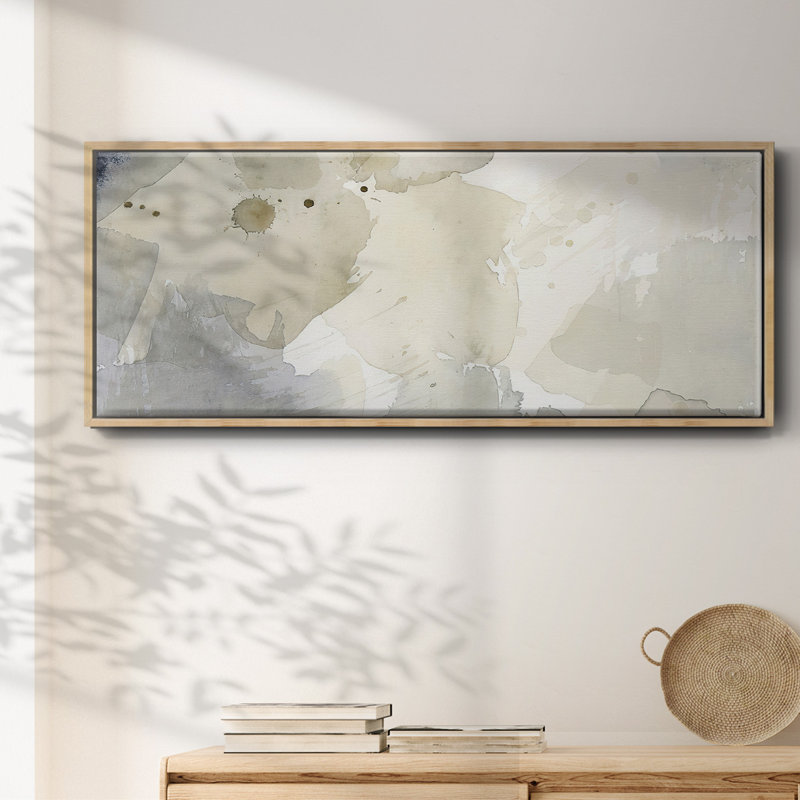 Dried Bergamot in Mist I- Framed Canvas