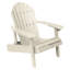 Chaise Adirondack pliante en plastique / résine avec repose-pieds / table Anette-332790784