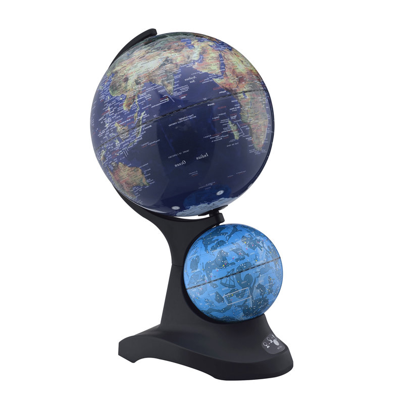 Globe terrestre avec DEL intégrée