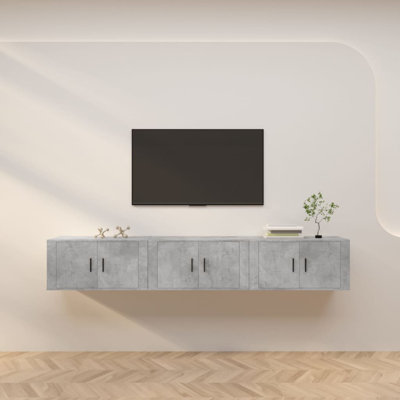 Towson Unfinished Floating TV Stand for TVs up to 88"