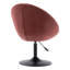 Velvet Swivel Barrel Chair-1271302811