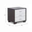 Table d'appoint polyvalente blanche et noire avec 3 tiroirs rectangulaires 3 pour une maison chic-1574132264