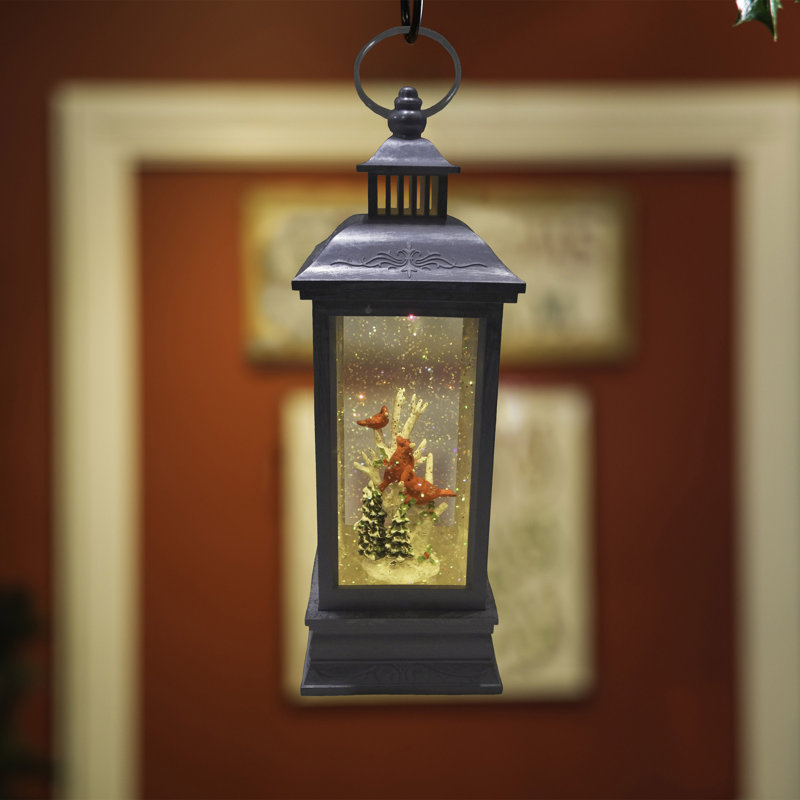 Cardinal Snowglobe with LED and Music