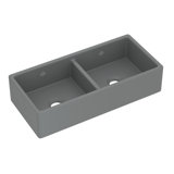 Shaker™ 39" L x 18" W Double Basin Apron Kitchen Sink