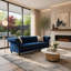 89.5 " Velvet Sofa-2082858466