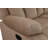 Global United  Recliningtransitional Microfiber Fabric Loveseat