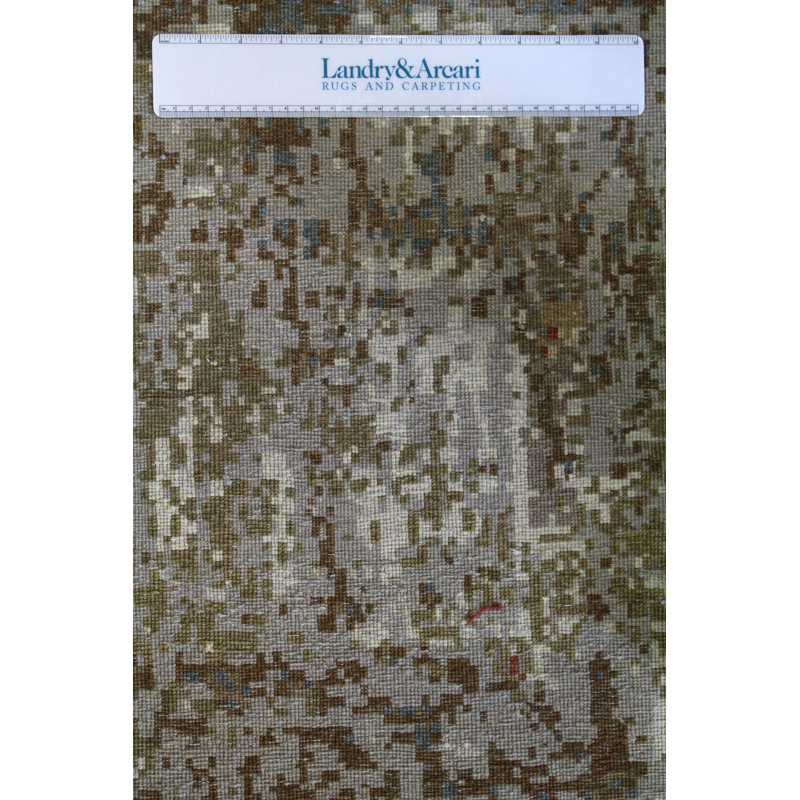 Patinated Look One-of-a-Kind 3'11" X 9'11" Area Rug