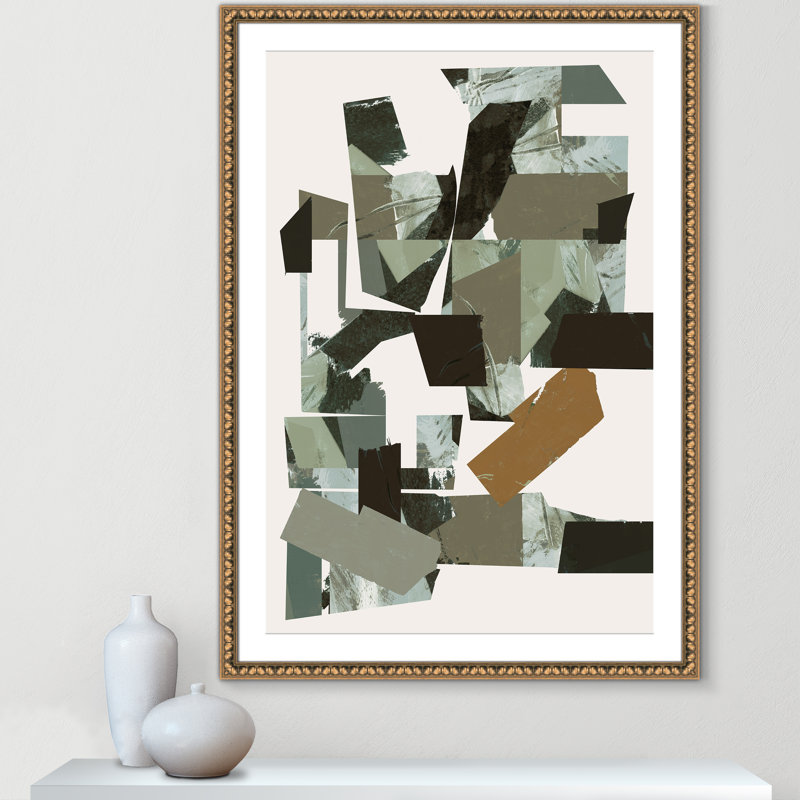 Imprimé Green Endeavour II par Cartissi, 13'' W x 15'' H, Imprimé mat, Noir satiné