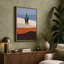 Desert Saguaro Minimalist 1 Piece Wrapped Canvas Wall Art-354112784-354112787