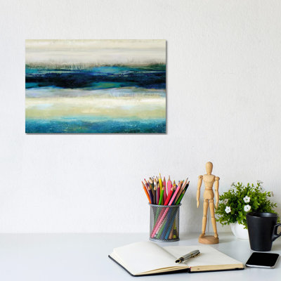 Reflections In Blue by Jaden Blake - Wrapped Canvas Painting