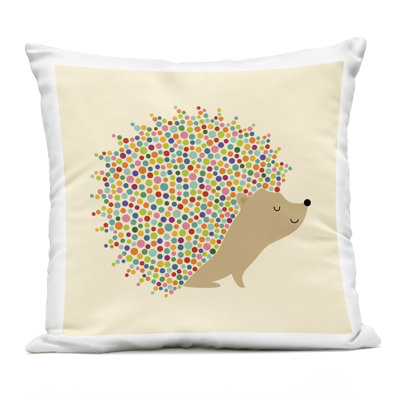 Elephant Silhouette & Nature Outdoor Printed Pillow, design by Andy Westface