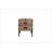 Antique Reclaimed Wood Grey Trunk Table And Side Table S/3