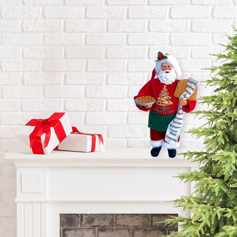 12” Pizza Guy Santa