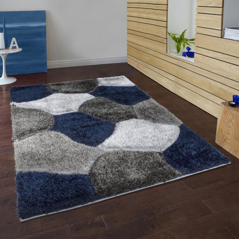 Bascum Geometric Machine Tufted Indoor / Outdoor Area Rug, Rectangle 120 x 170cm