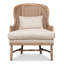 Randolph Linen Wingback Chair