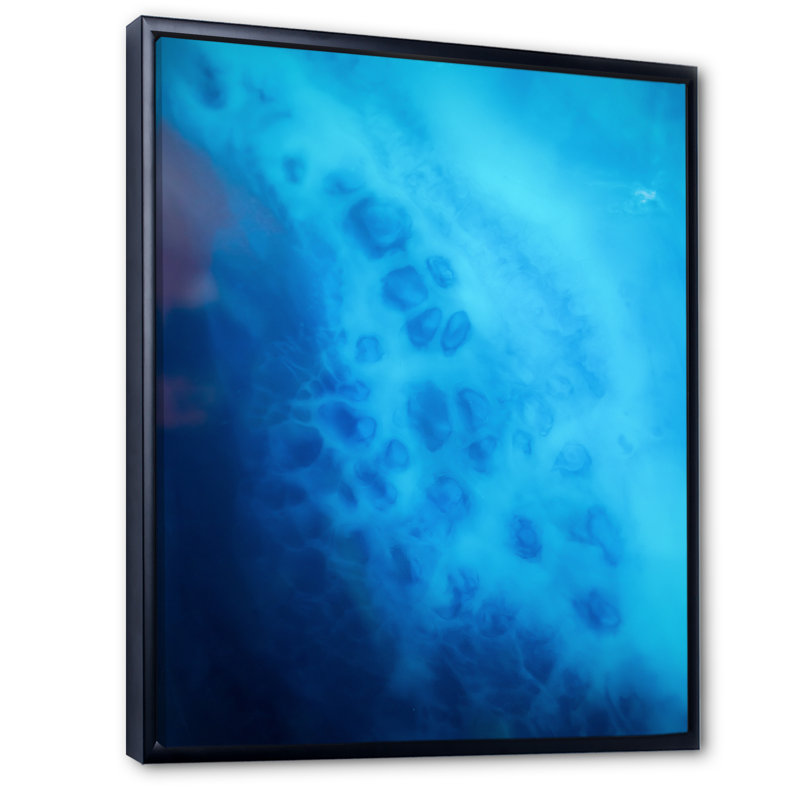 Marbre luxueux, art sur toile fluide, H 8 po x l 12 po x P 1 po, Toile avec cadre flottant noir