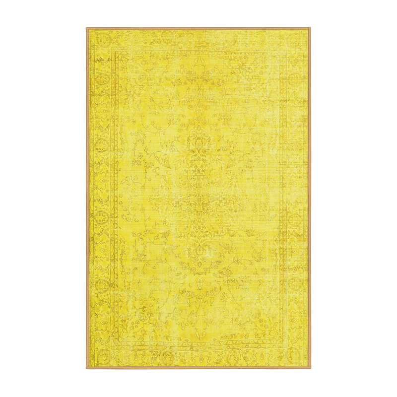 Washable Oriental Indoor Rug, Rectangle 2' x 4'