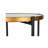 Mirrored Glass Top End Table Set