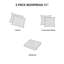 Couvre-lit réversible 5 pièces pour grand lit. Brun / doré. Comprend un couvre-lit, 2 taies décoratives et des coussins décoratifs. Fabriqué avec pour une durabilité de luxe. Présente des feuilles, des rayures, des motifs. Accentué par