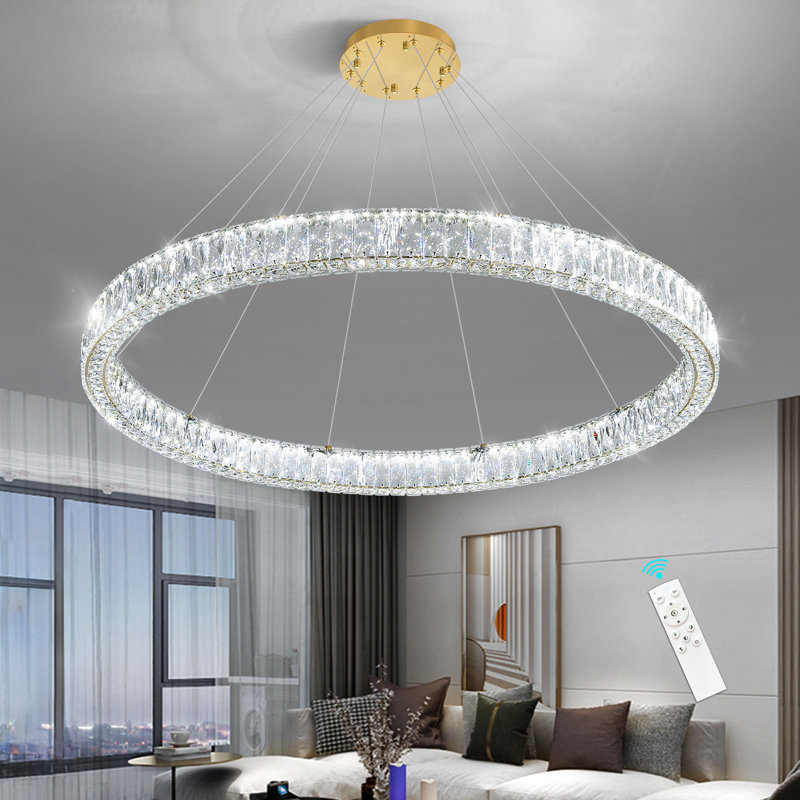 Lustre moderne Glam, Doré