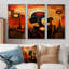 «African Consciousness Urban Memories», ensemble d'art mural africain-637674833-637674858
