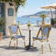 Ensemble de 2 chaises d'extérieur French Bistro