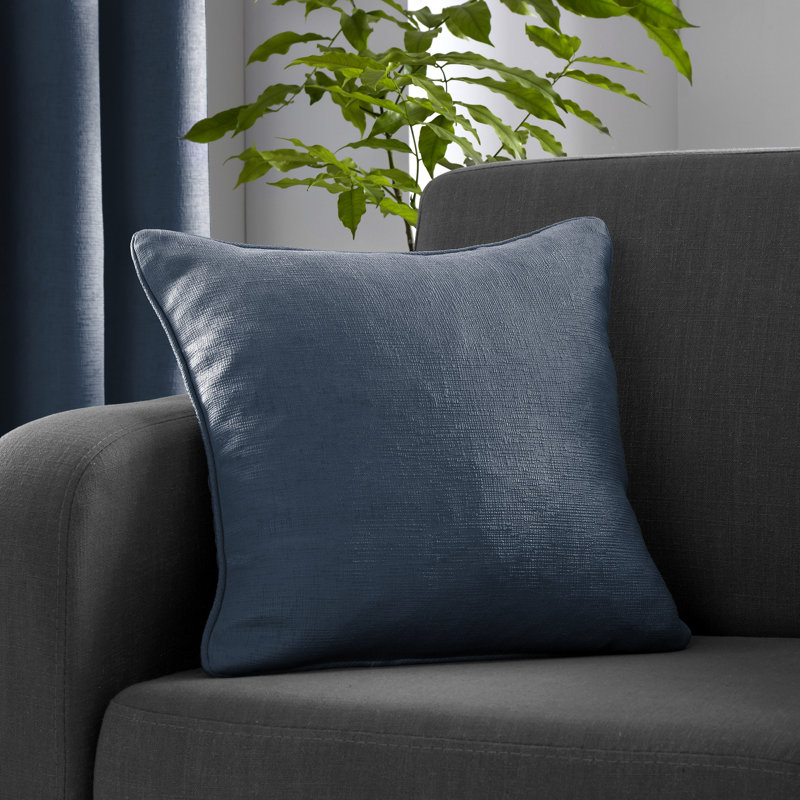 Square Throw Cushion, Navy