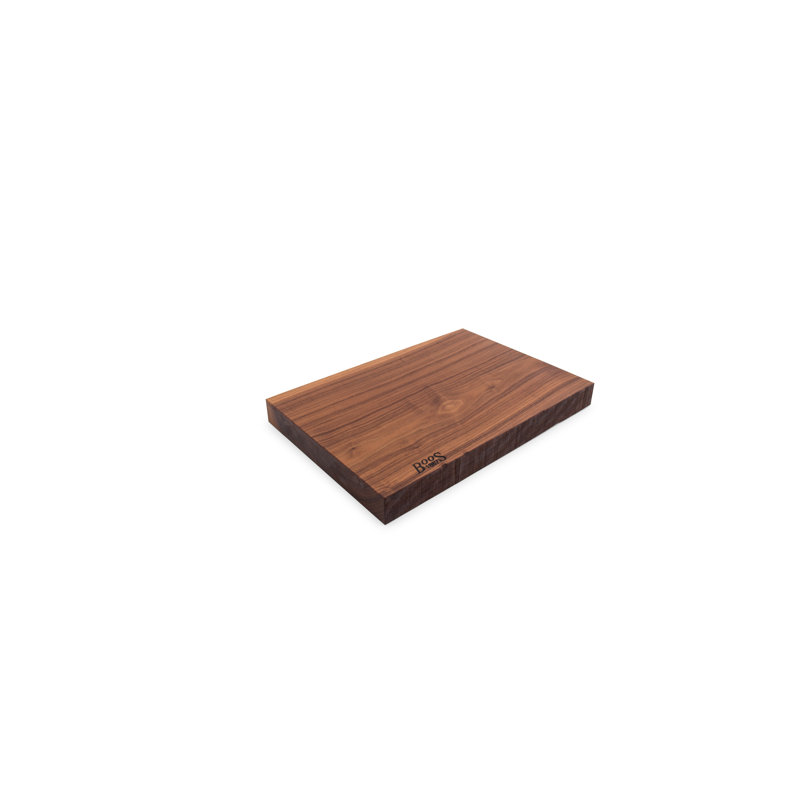 Rustic-Edge Design Reversible Cutting Board, 1.75" H x 12" W x 17" D, Walnut