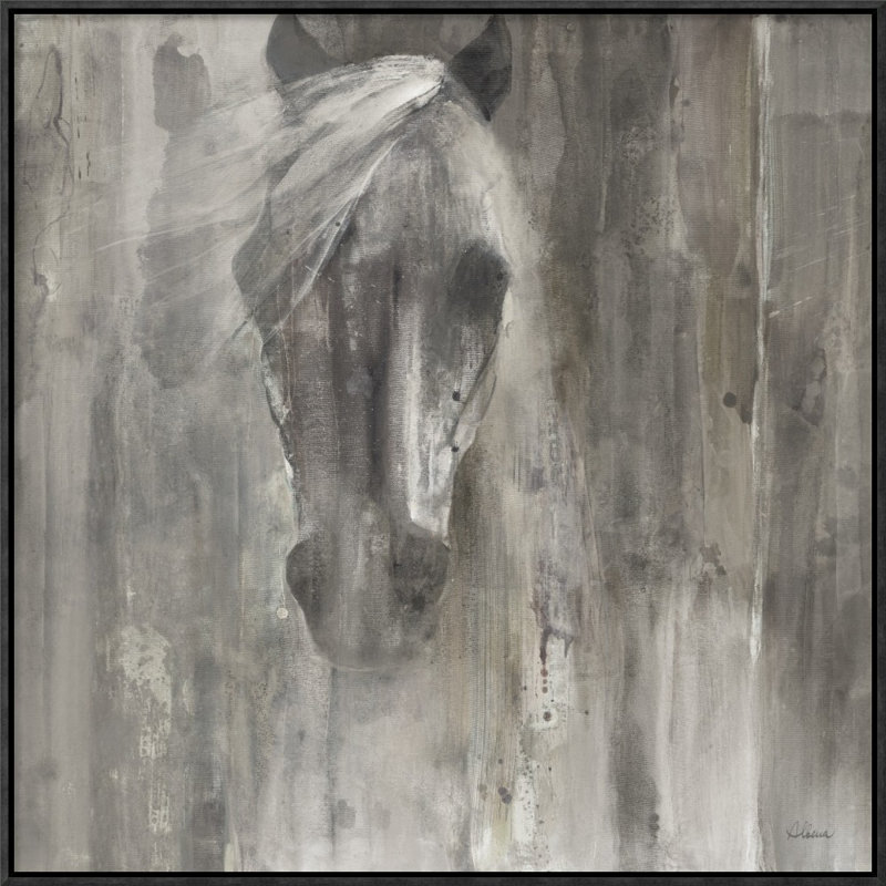 " Shadow " by Albena Hristova, 18" H x 18" W, Wrapped Canvas, No Matte