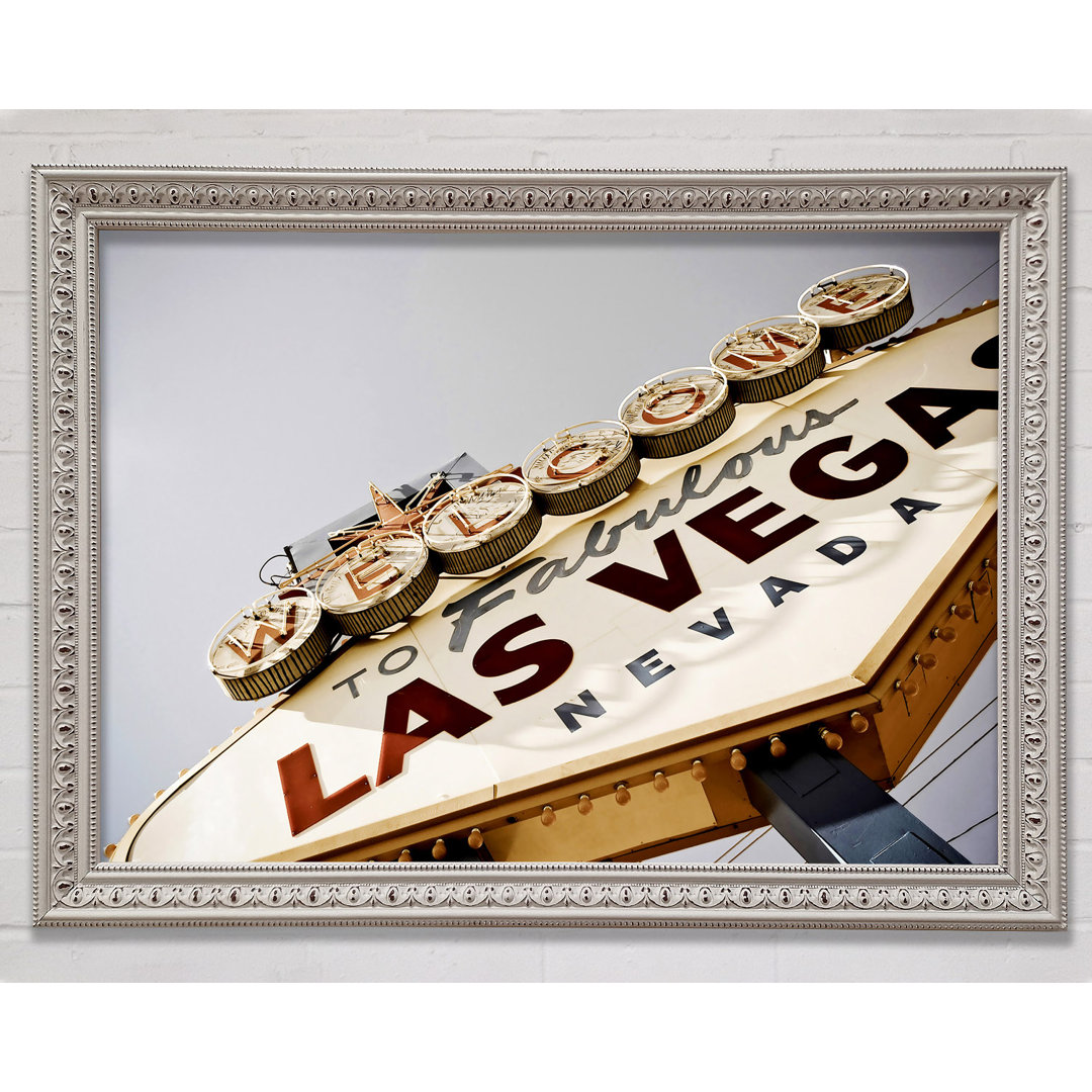 Las Vegas Schild - Einzelner Bilderrahmen Kunstdrucke