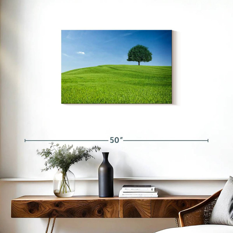 Colline et arbre toscan Alvord, H 20 po x l 30 po