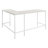 Slas L-Shaped Metal Base Writing Desk-111719553