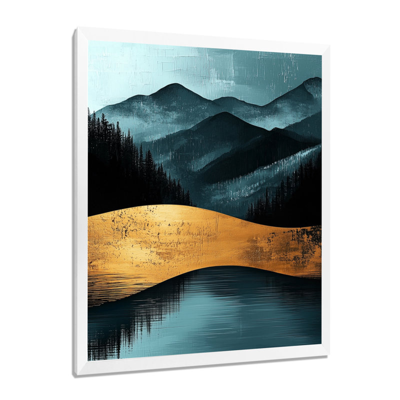 Richgrove - paysages, art mural, H 40 po x l 30 po, Blanc, Picture Framed