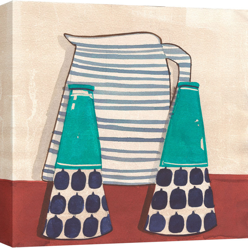 Vintage Kitchen I 1 Piece Wrapped Canvas Wall Art, 70cm H x 70cm W x 4cm D