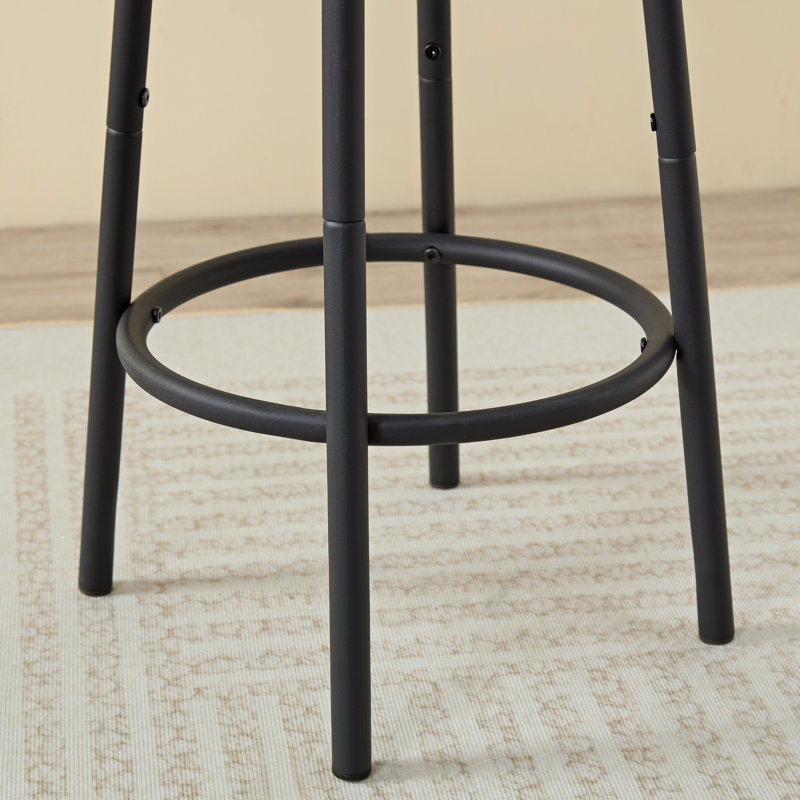 Adiy 2 - Person Solid Wood Top Pedestal Dining Set